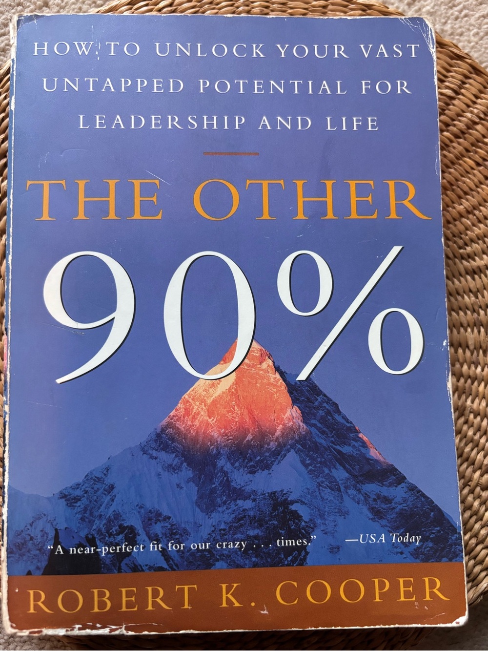 The Other 90% by Robert K. Cooper - Blue & Orange Paperback